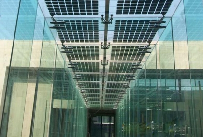 Application of Solar Glass in double glass module