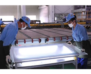 Inspection of pv glass production